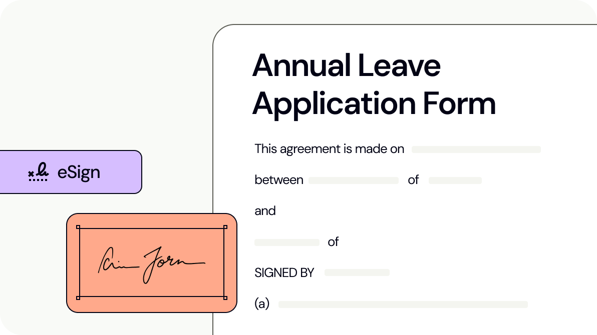 Annual Leave Application Form
