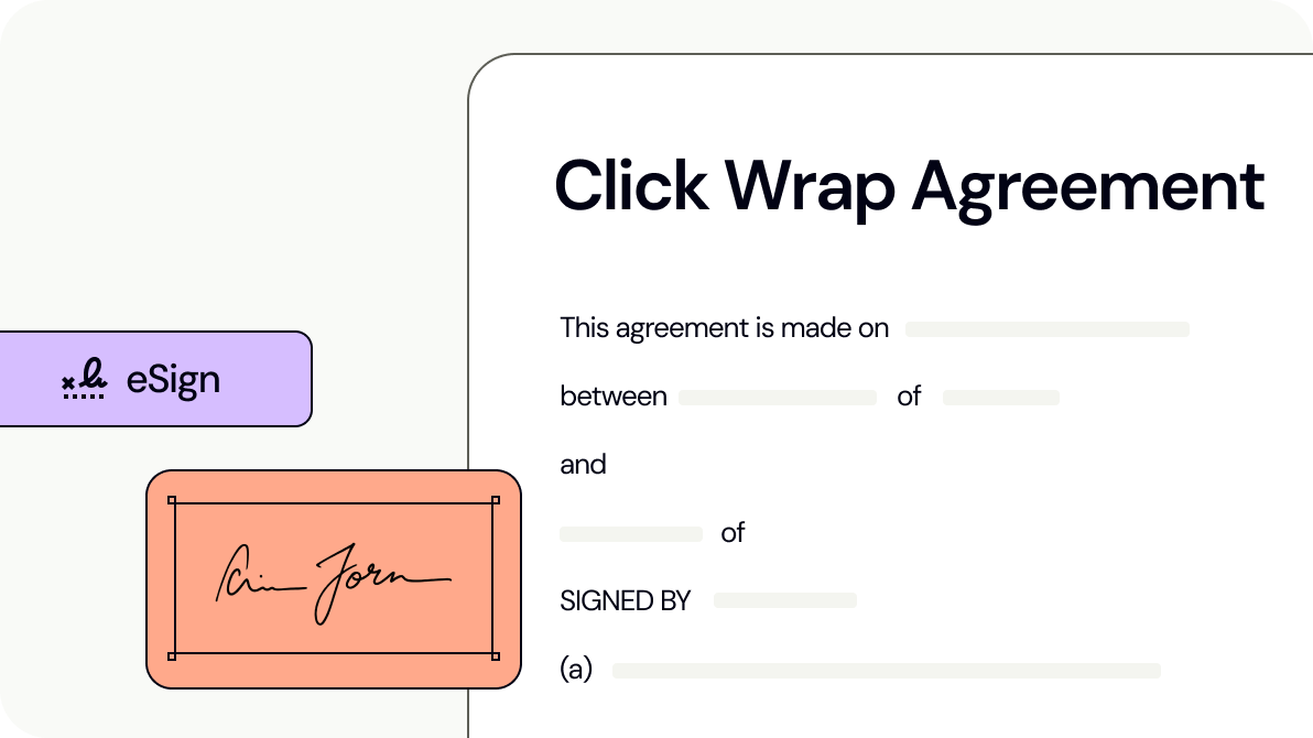 Click Wrap Agreement