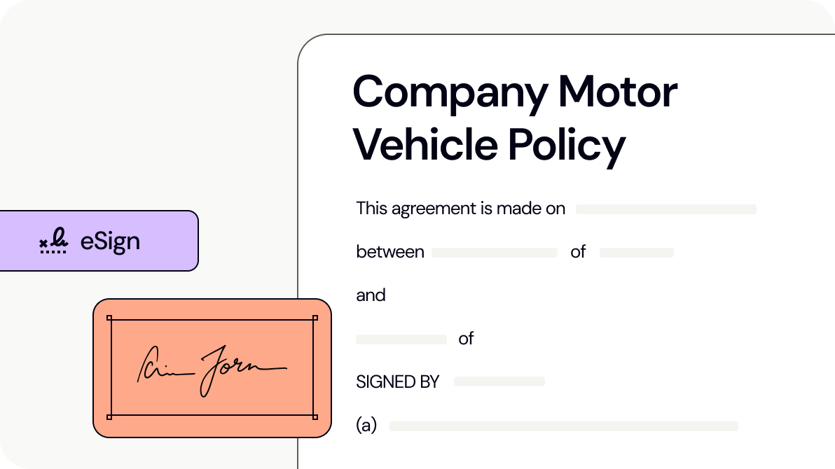 Company Motor Vehicle Policy
