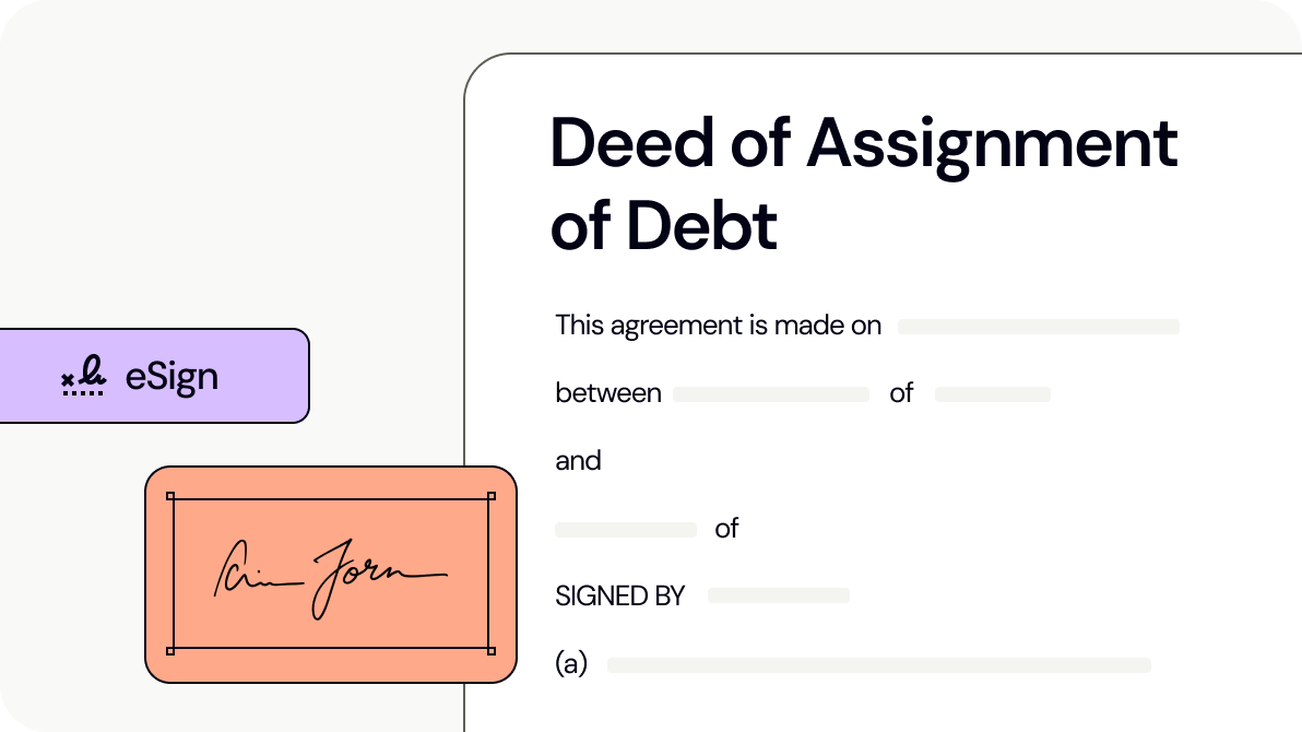 Deed of Assignment of Debt