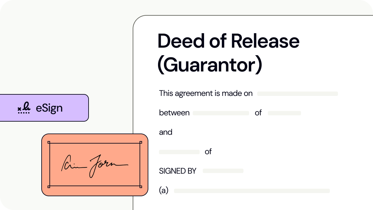 Deed of Release (Guarantor)