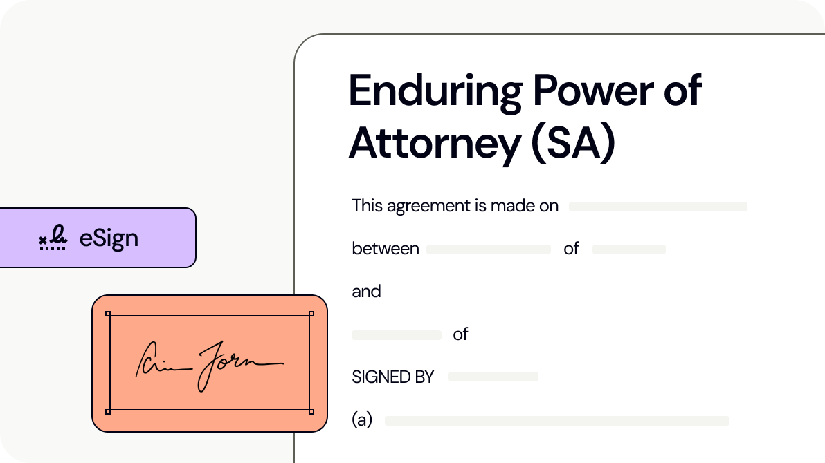 Enduring Power of Attorney (SA)