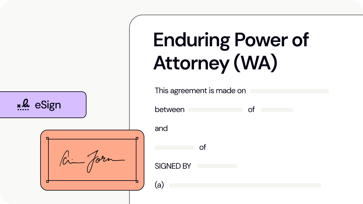 Enduring Power of Attorney (WA)