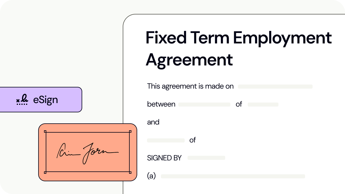 Fixed Term Employment Agreement