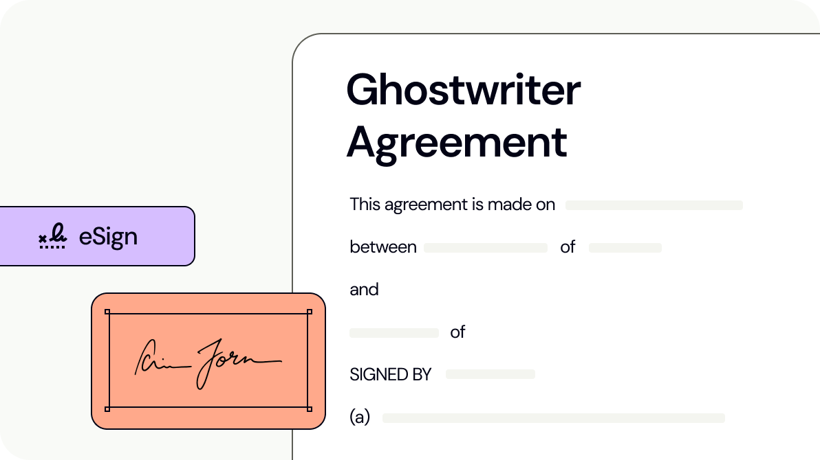 Ghostwriter Agreement