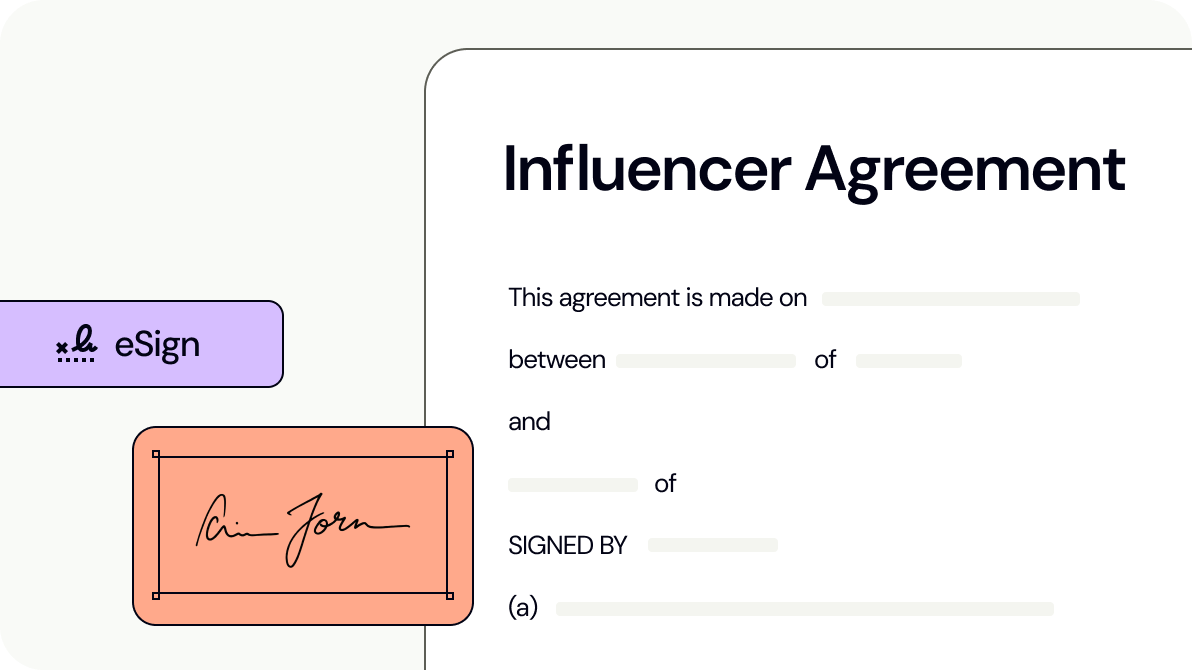 Influencer Agreement