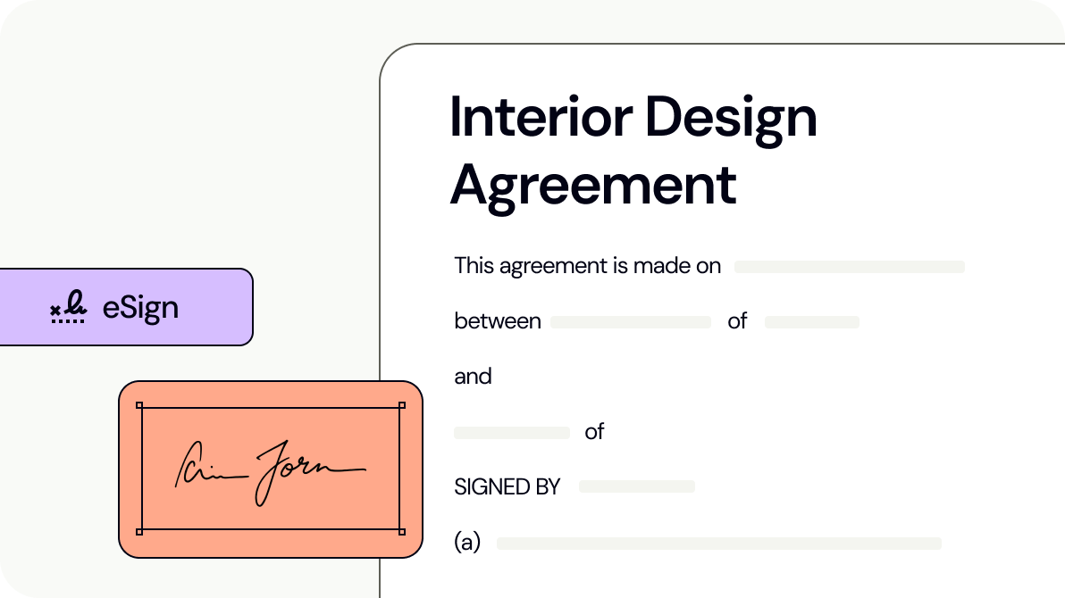 Interior Design Agreement