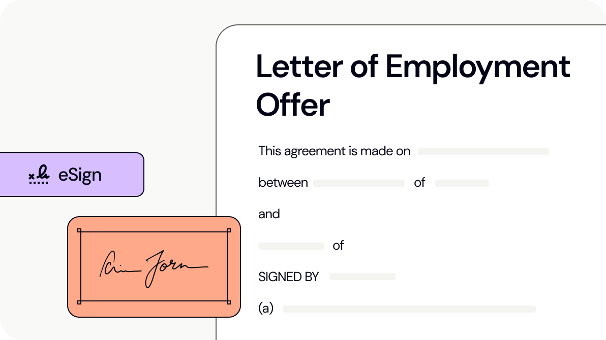 Letter of Employment Offer
