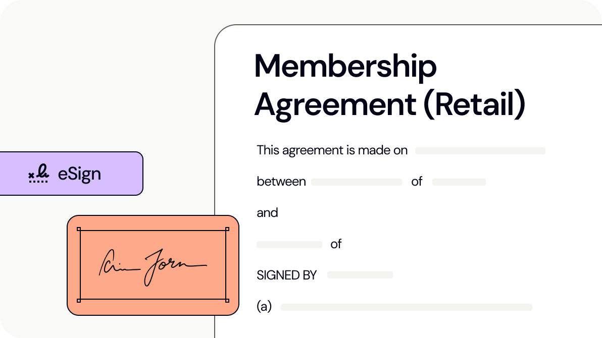 Membership Agreement (Retail)