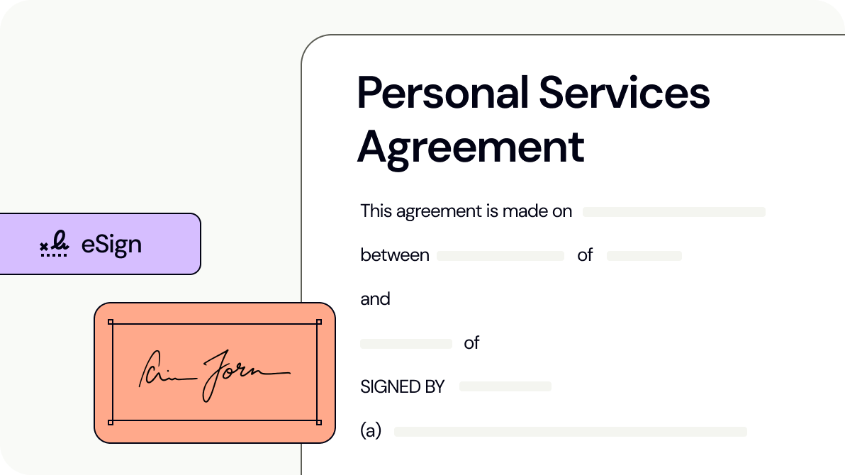 Personal Services Agreement