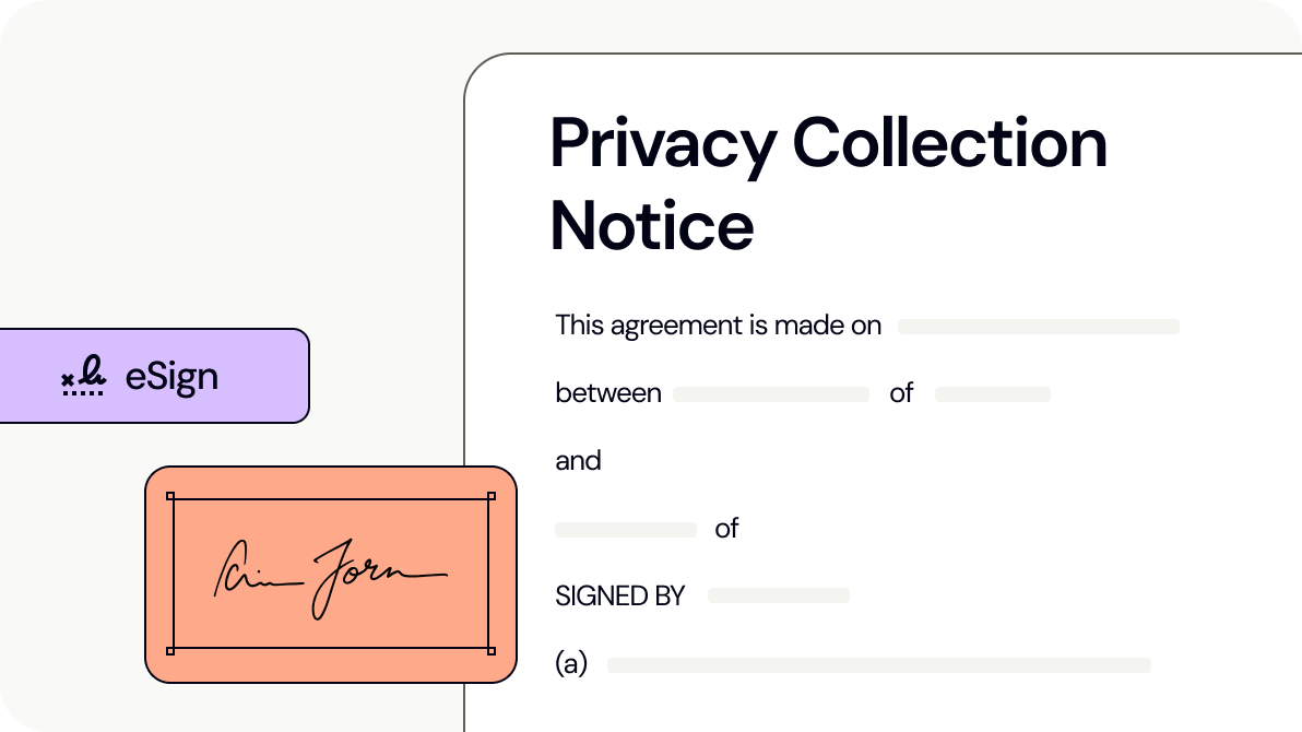 Privacy Collection Notice
