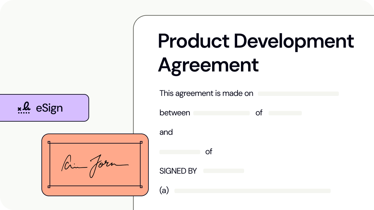 Product Development Agreement