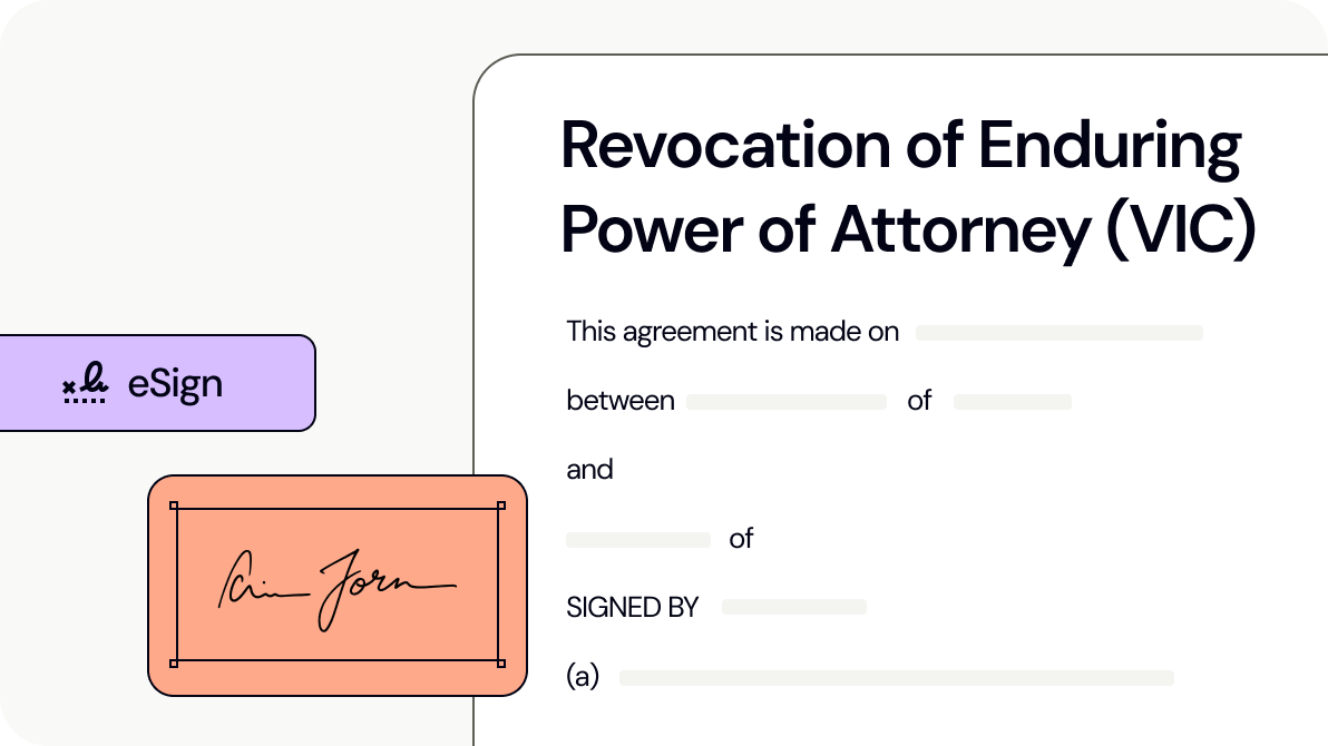 Revocation of Enduring Power of Attorney (VIC)