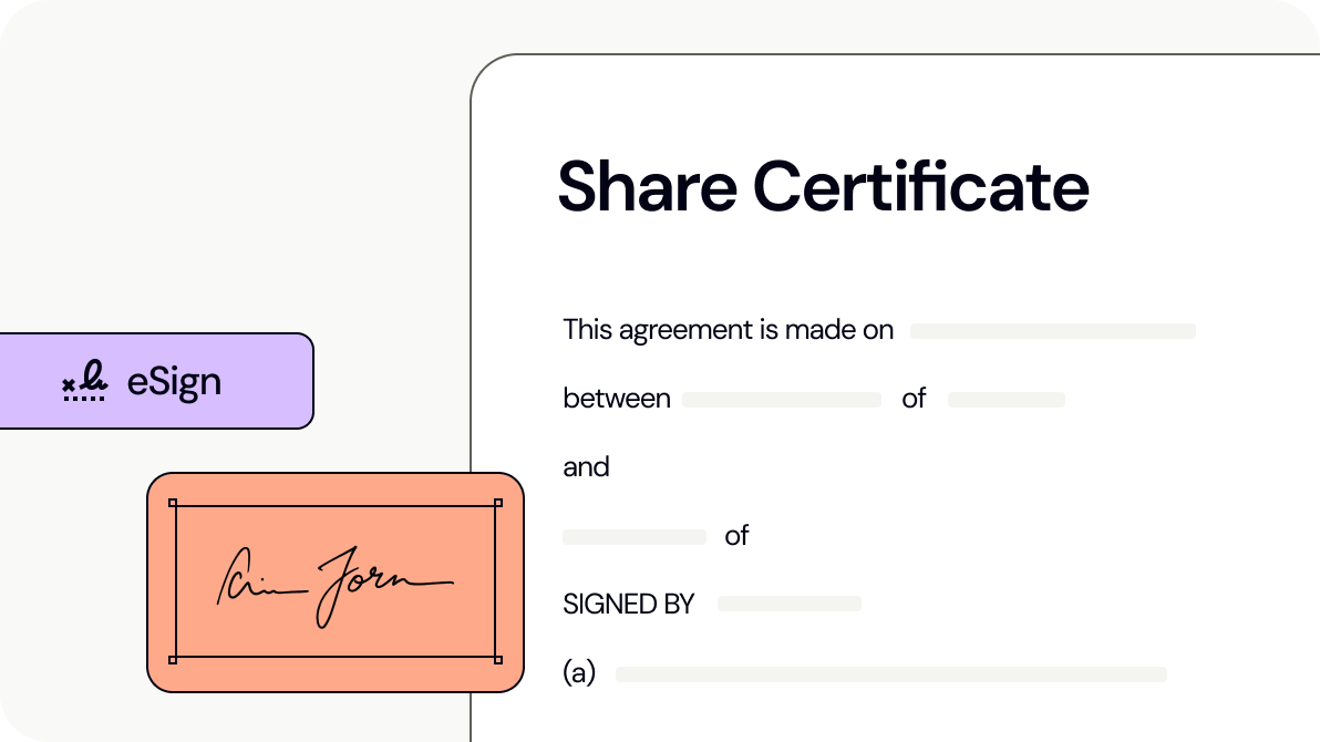 Share Certificate