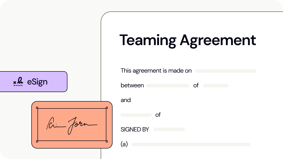 Teaming Agreement