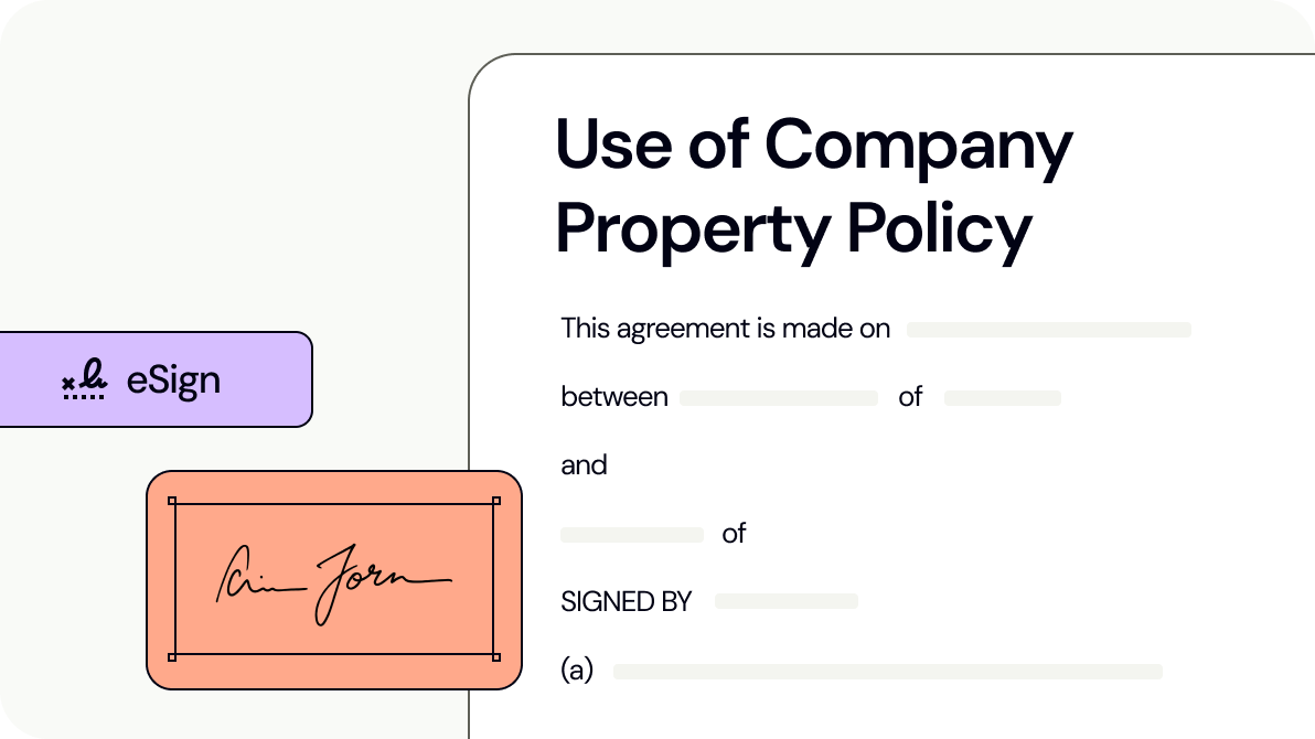 Use of Company Property Policy