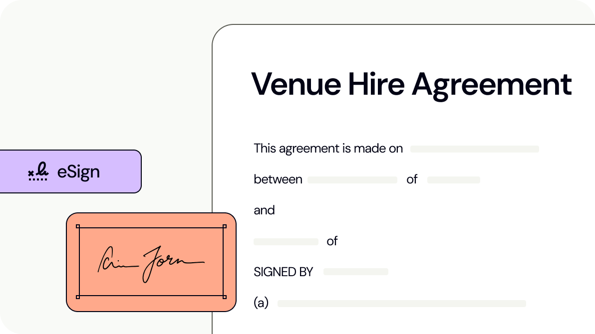 Venue Hire Agreement