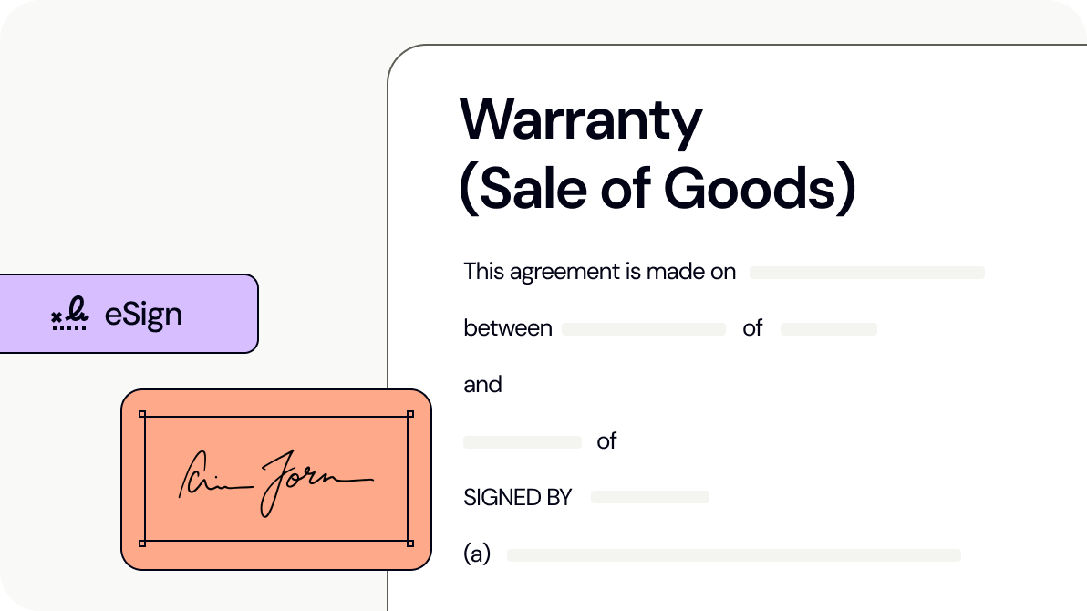 Warranty (Sale of Goods)