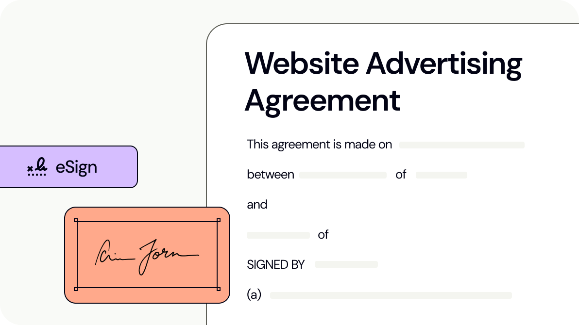 Website Advertising Agreement